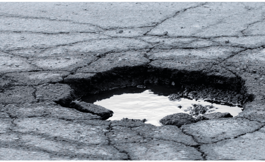 How to check your tyres after hitting a pothole