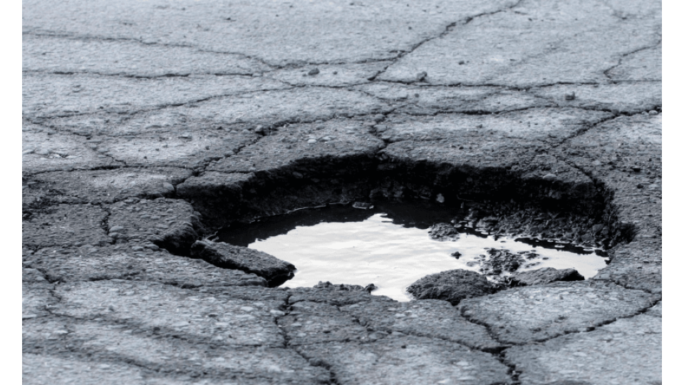 How to check your tyres after hitting a pothole