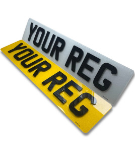 4D Car Registration Plates UK GB Pair plates