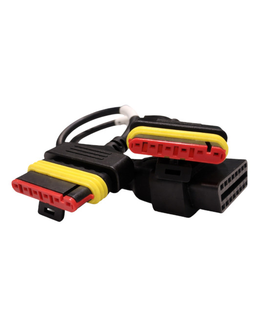 EtechDiag Benelli Motorcycle Extension OBD2 16 to 6 Flat Pin Cable