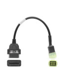 EtechDiag Kawasaki OBD2 16 to 6 Pin Motorcycle Adapter Cable