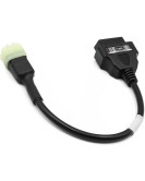 EtechDiag Kawasaki OBD2 16 to 6 Pin Motorcycle Adapter Cable