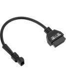 EtechDiag KYMCO OBD2 16 to 3 Pin Motorcycle Adapter Cable