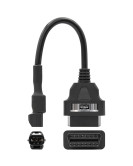 EtechDiag KYMCO OBD2 16 to 3 Pin Motorcycle Adapter Cable