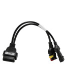 EtechDiag Vespa Motorcycle Extension OBD2 16 to Female and Male 5 Pin Cable