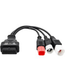 EtechDiag Yamaha OBD2 16 to 3 4 6 Pin Motorcycle Adapter Cable