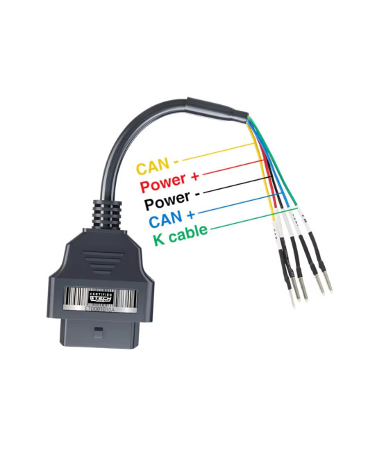 EtechDiag ECU K CAN Line Jumper to OBD2 16 pin Female Cable