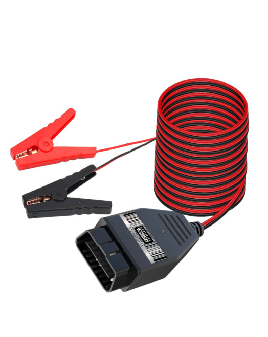 EtechDiag OBD2 Portable ECU Memory Saver Cable with Alligator Clips