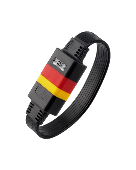 EtechDiag OBD2 16 Pin Male to Female Extension Flat 40cm
