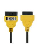 EtechDiag OBD2 16 Pin Male to Female Extension Cable 30cm Yellow