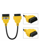 EtechDiag OBD2 16 Pin Male to Female Extension Cable 30cm Yellow