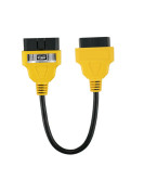 EtechDiag OBD2 16 Pin Male to Female Extension Cable 30cm Yellow