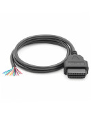 EtechDiag OBD2 Full 16 Pin Male to Open-End Plug Diagnostic Cable