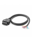EtechDiag OBD2 Full 16 Pin Male to Open-End Plug Diagnostic Cable