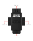 EtechDiag Adapter Splitter OBD2 Full 16 Pin Male to 3 Female 16 Pin