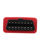 EtechDiag Red Heavy Duty OBD2 16 Pin Male to Female Diagnostic Plug