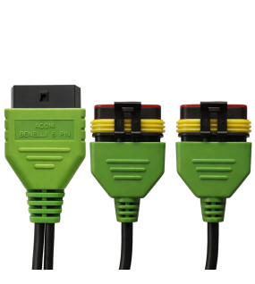 Autroniq AC014 Benelli OBD2 16-Pin to two 6-Pin Motorcycle Diagnostic Cable Adaptor