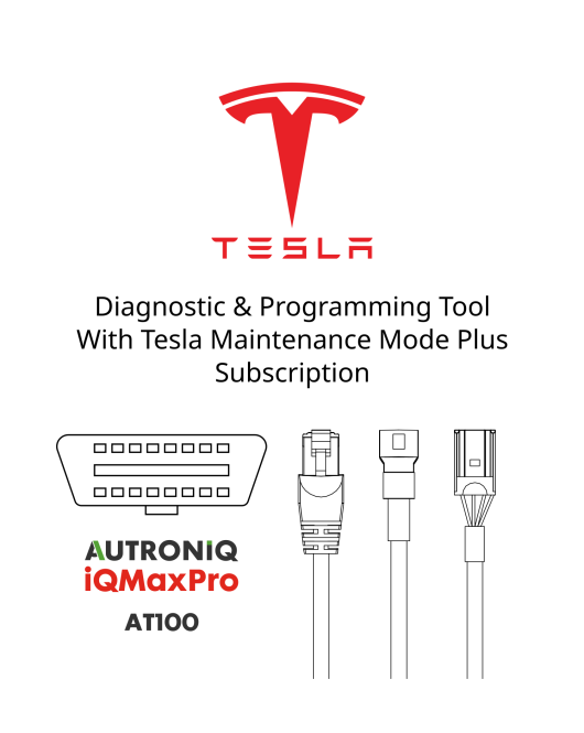 Autroniq IQMaxPro AT100 for Tesla | OEM Tesla Diagnostic Tool with Toolbox 3 Access