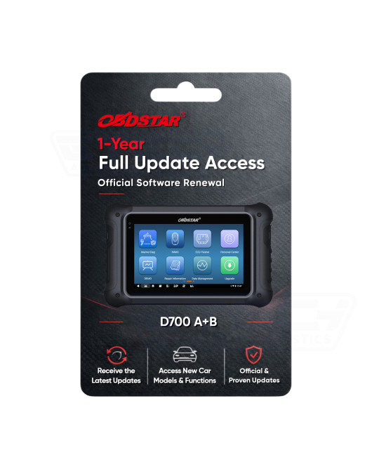 OBDSTAR Update for D700 A and B One Year Software Subscription Full License Renewal