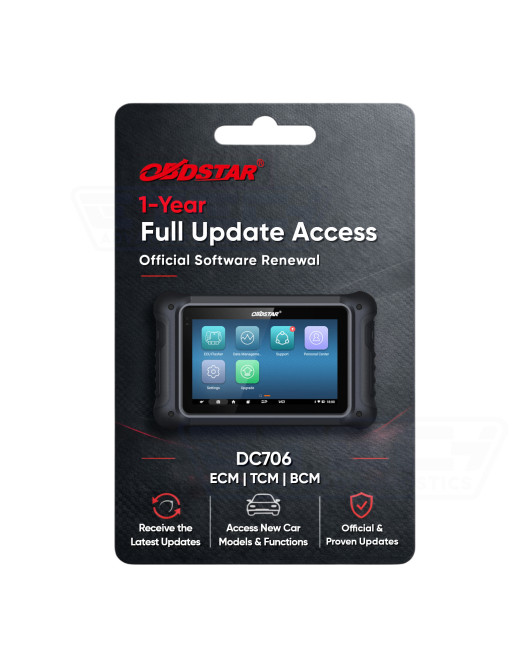 OBDSTAR Update for DC706 One Year Software Subscription Full License Renewal ECM TCM BCM