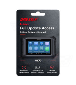 OBDSTAR Update for MK70 One Year Software Subscription License Renewal Moto Key Programmer