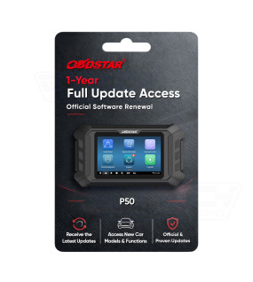 OBDSTAR Update for P50 One Year Software Subscription Full License Renewal Crash Reset