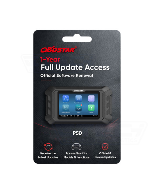 OBDSTAR Update for P50 One Year Software Subscription Full License Renewal Crash Reset