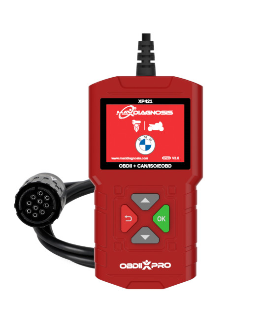 Maxidiagnosis OBDIIXPRO BMW 10Pin Diagnostic Engine Scanner Tool