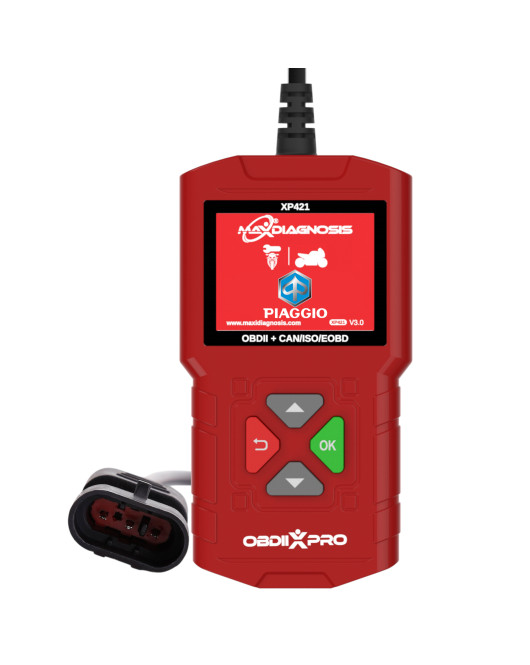 Maxidiagnosis OBDIIXPRO Piaggio 3 Pin Diagnostic Engine Scanner Tool