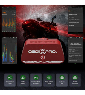 Maxidiagnosis OBDIIXPRO Piaggio OBD2 Bluetooth diagnostic scanner tool